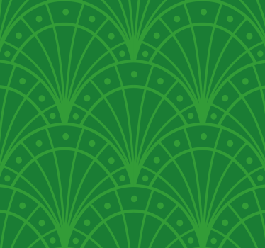 Estor color verde arte deco - TenVinilo