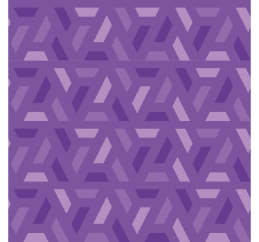 Estor para salón tonos lilas geométricos - TenVinilo