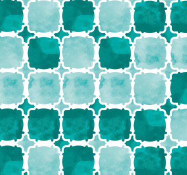 Estor para salón azulejos de acuarela - TenVinilo