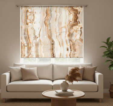 Cortina roller beige colores beige - TenVinilo