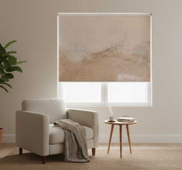 Cortina roller beige textura arena - TenVinilo