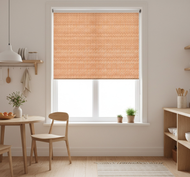 Cortina roller cocina beige textil - TenVinilo