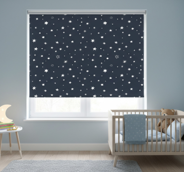 Cortina roller infantil cielo nocturno - TenVinilo