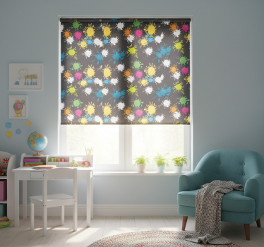 Cortina roller infantil fiesta de colores - TenVinilo