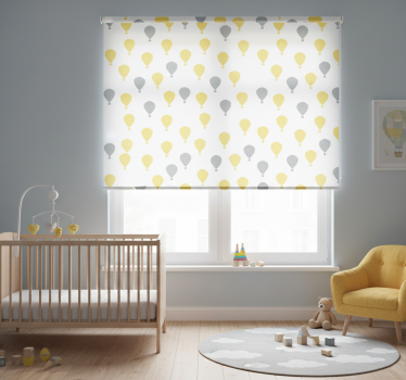 Cortina roller infantil globo de aire pantone - TenVinilo