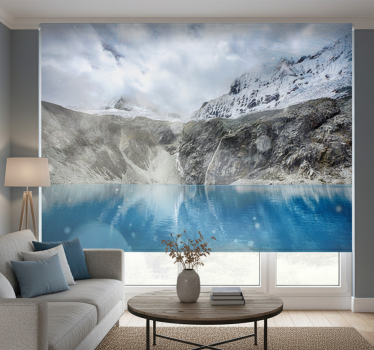 Cortina roller living comedor lago 69 - TenVinilo