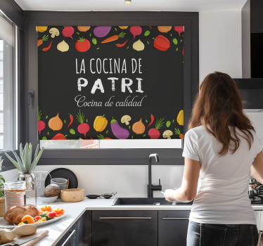 Cortina roller personalizable cocina de calidad - TenVinilo