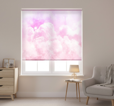 Cortina roller rosa cielo rosa - TenVinilo