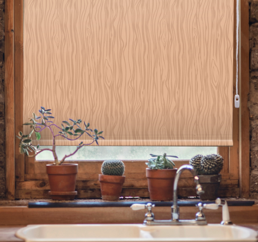 Cortina roller textura diseño de madera orgánica - TenVinilo