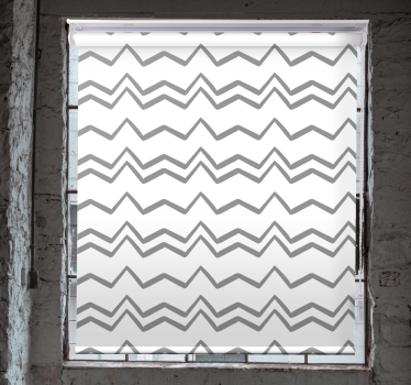 Cortina roller textura patrón de rayas chevron - TenVinilo