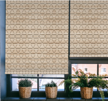 Cortina roller textura patrón natural geométrico - TenVinilo