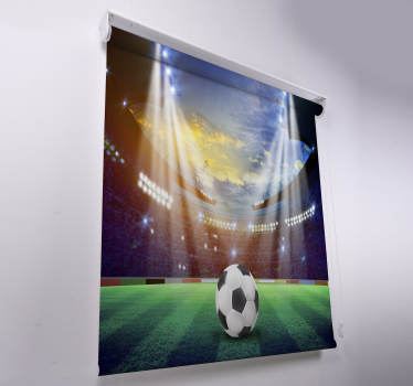 Estor habitación infantil estadio de fútbol - TenVinilo