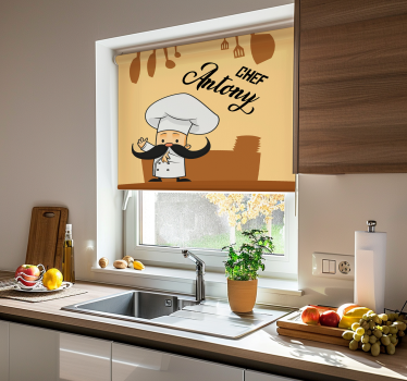 Estor dormitorio Cocinero - TenVinilo