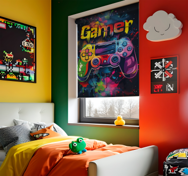 Estor estilo friki control multicolor - TenVinilo