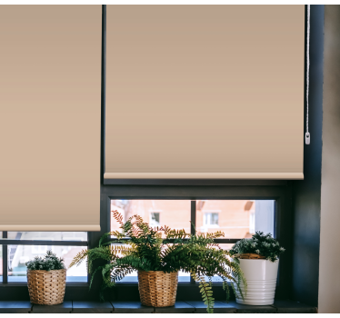 Estor para salón Lindo color beige - TenVinilo