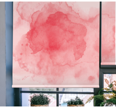 Estor para salón Mancha de salpicadura abstracta - TenVinilo