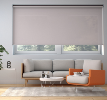Estor para salón gris pastel - TenVinilo