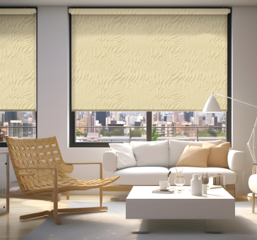 Estor para salón textura de arena beige - TenVinilo