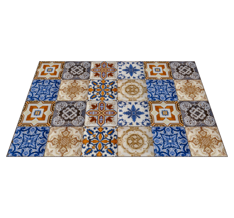 Individual mesa original hidráulica multicolor - TenVinilo