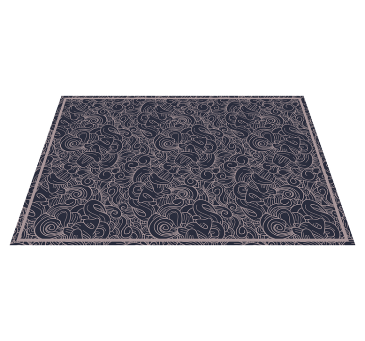 Mantel individual paisley abstracto - TenVinilo