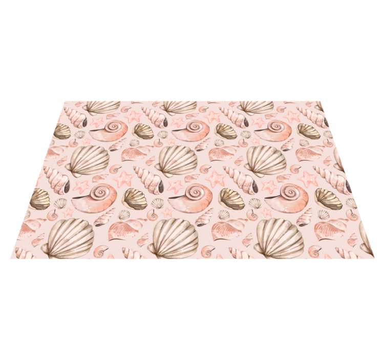 Individual mesa original con superficie de conchas - TenVinilo