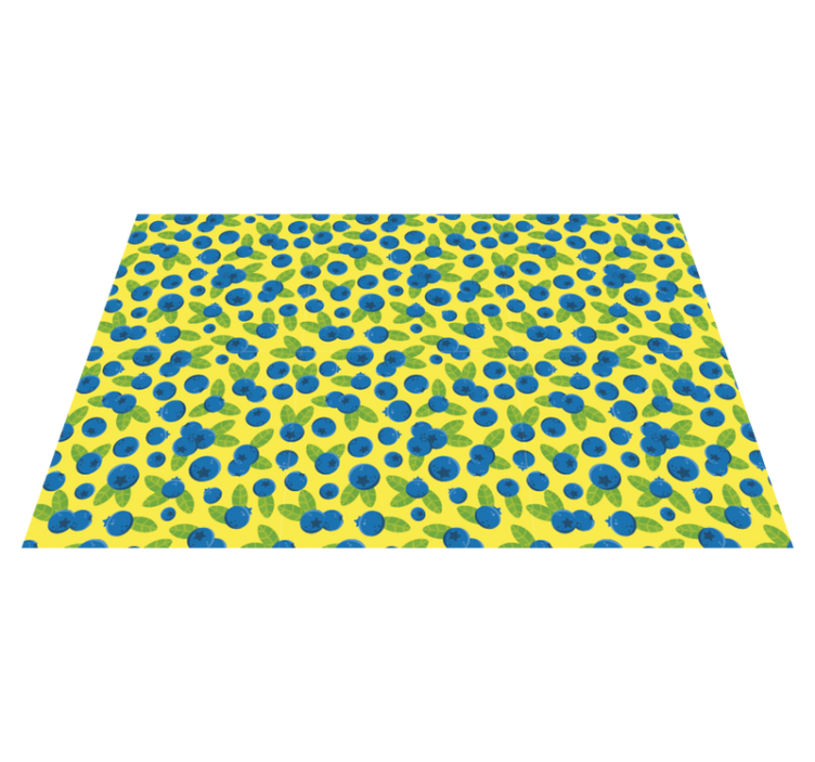 Individual mesa original patrón de arándano colorido - TenVinilo