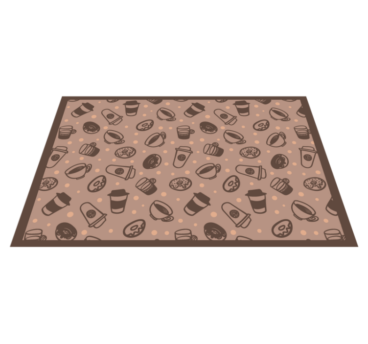 Mantel individual original Donas y cafe - TenVinilo