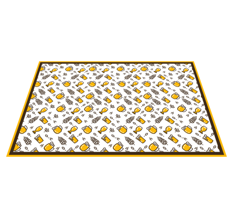 Manteles individuales modernos Jarras de cerveza - TenVinilo