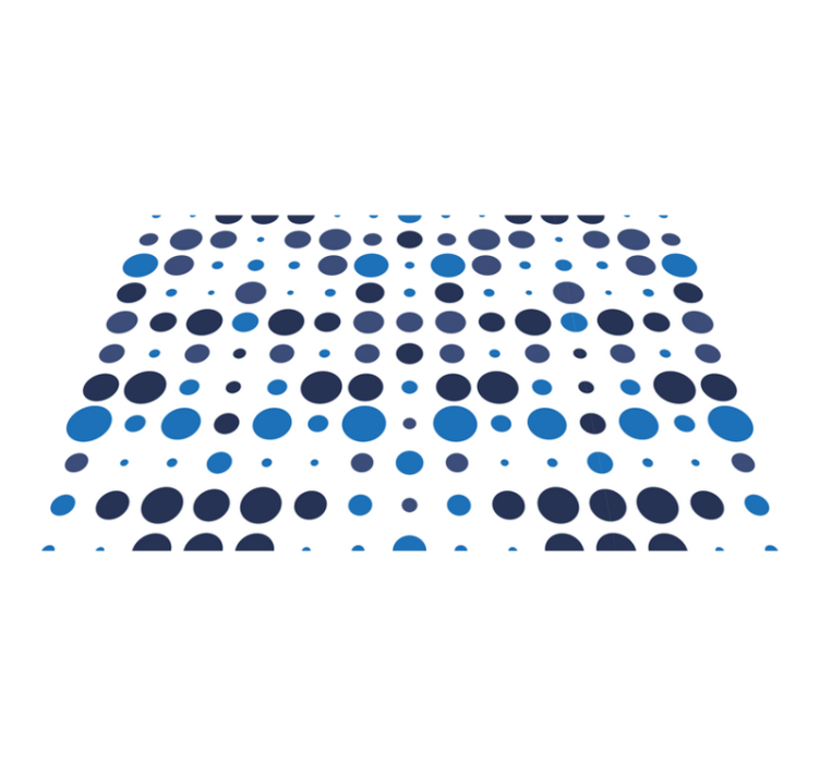 Individual de mesa patrón superficie circular - TenVinilo