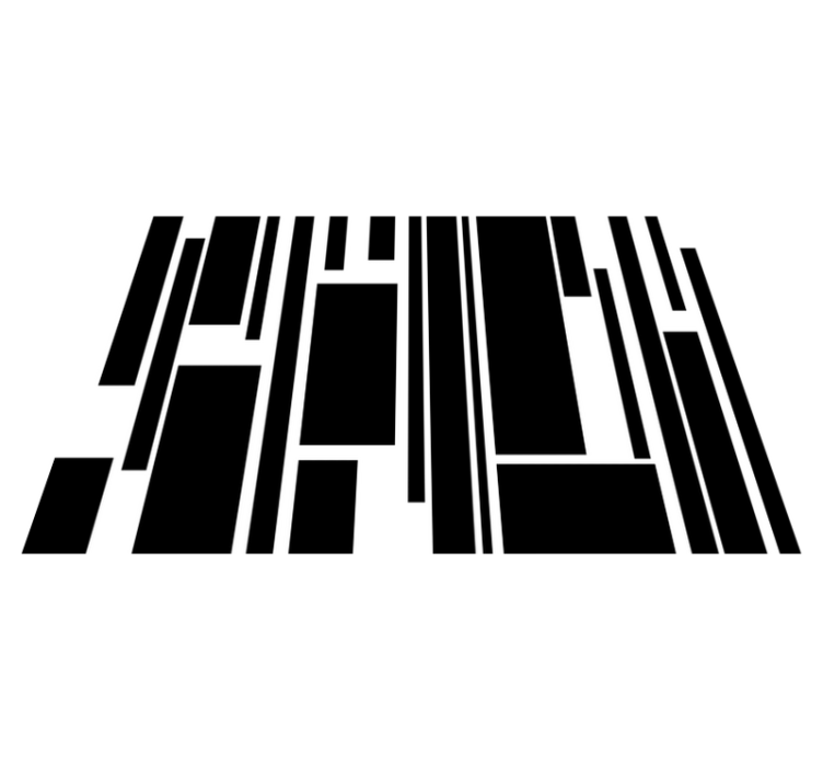 Individual mesa moderno diseño geométrico - TenVinilo