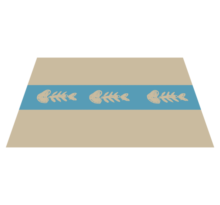 Individual mesa original patrón de espina de pescado - TenVinilo