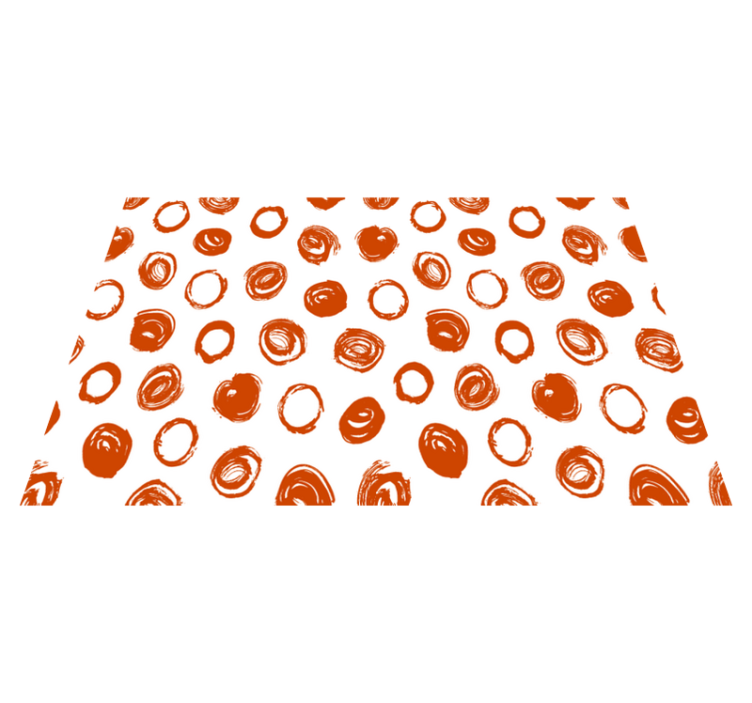 Individual de mesa patrón pinceladas circulares - TenVinilo