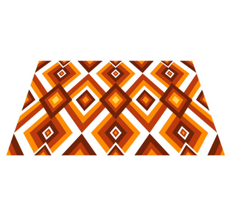 Individual mesa original patrón de diamantes geométrico - TenVinilo