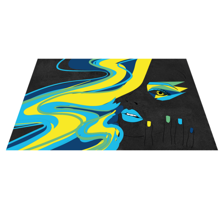 Individual mesa original arte de caras bold - TenVinilo