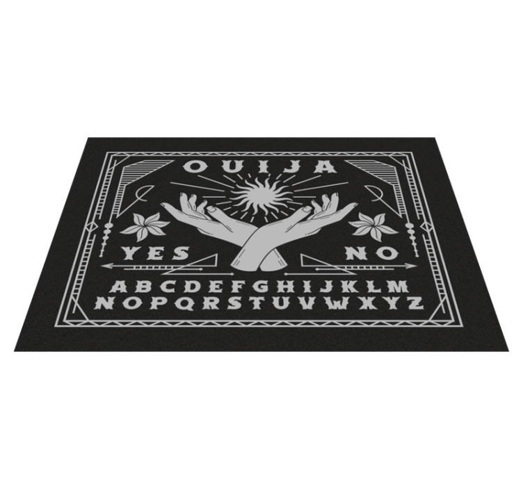 Individual de mesa frase tablero ouija manos - TenVinilo