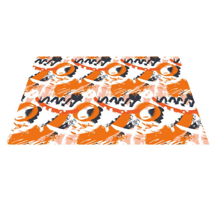 Individual de mesa patrón diseño colorido abstracto - TenVinilo