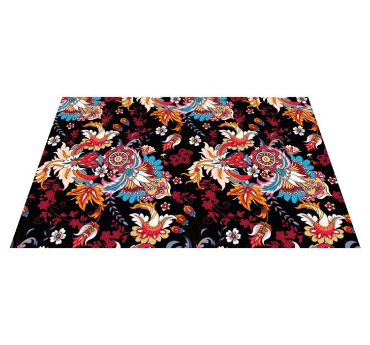 Individual mesa original elegancia emblema floral - TenVinilo