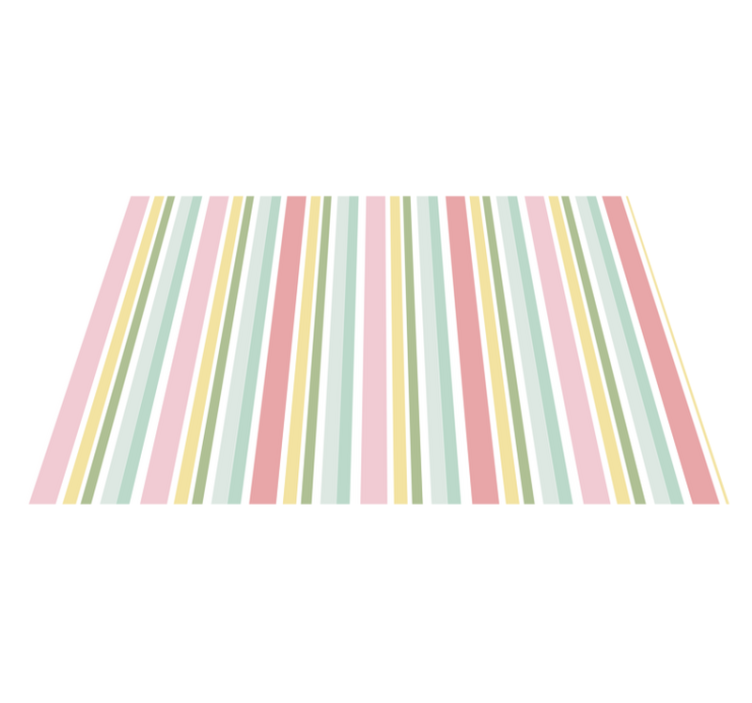 Mantel individual moderno Multicolor pastel horizontal - TenVinilo