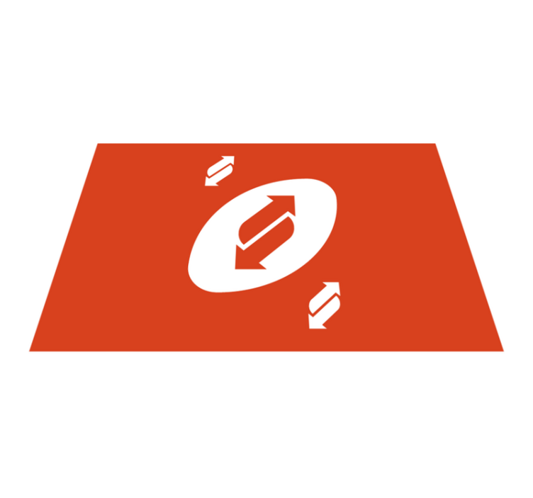 Individual mesa original patrón de flechas dinámicas - TenVinilo