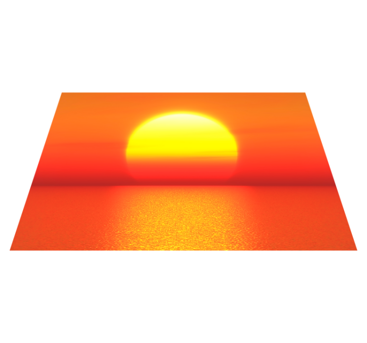 Mantel individual original Amarillo atardecer colores estéticos - TenVinilo