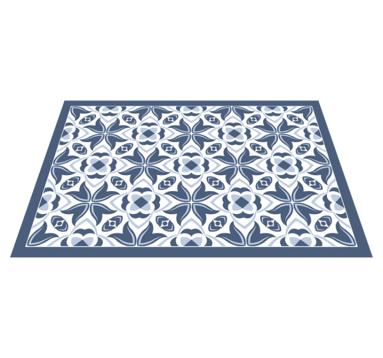 Individual de mesa patrón motivo botánico sofisticado - TenVinilo