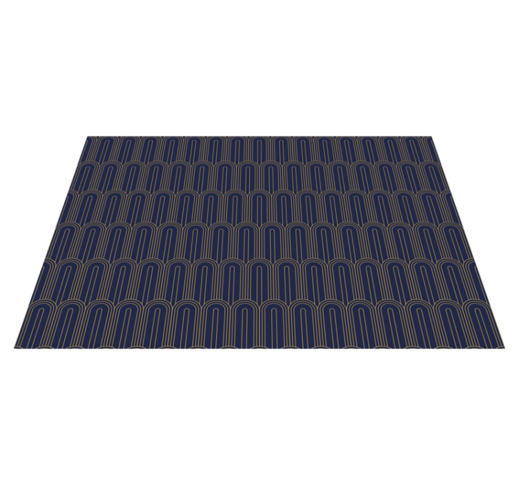 Individual mesa moderno líneas arqueadas elegantes - TenVinilo