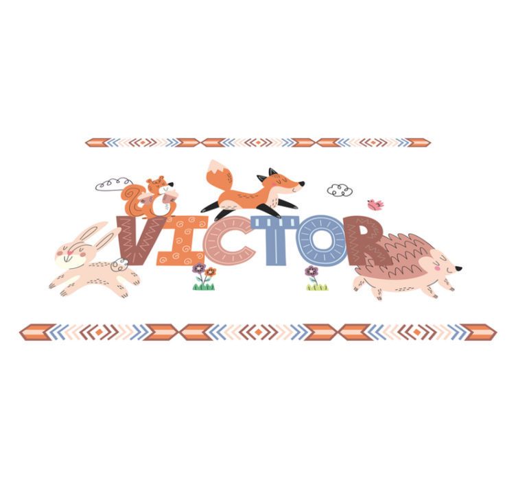 Mantel personalizable Animales del bosque - TenVinilo