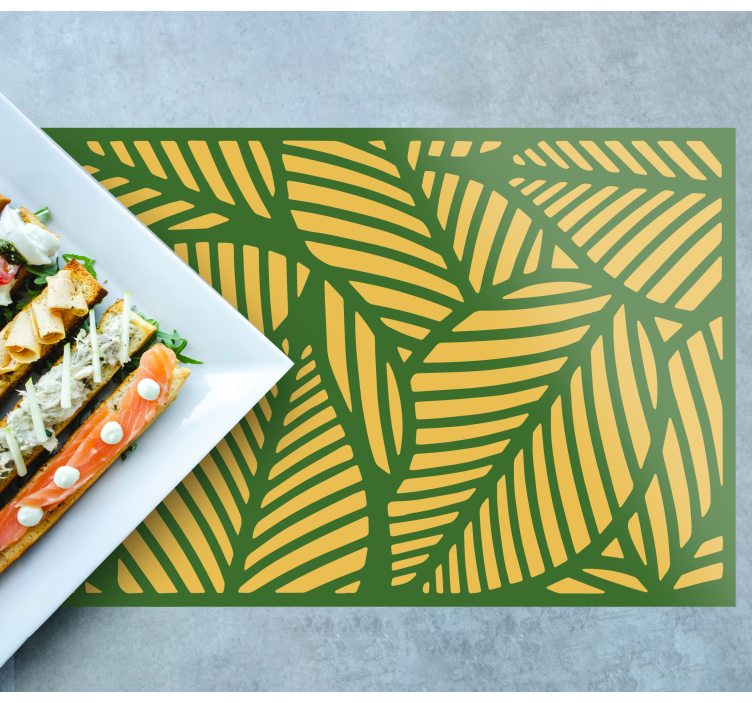 Mantel individual original Tema de la selva con arbol - TenVinilo