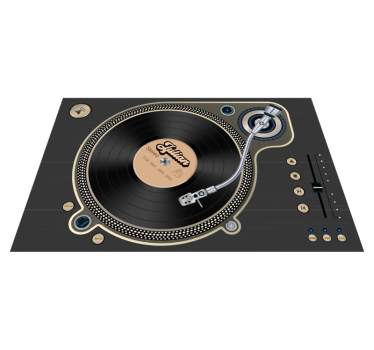 Manteles individuales con nombre disco vinilo - TenVinilo