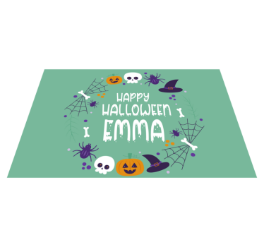 Individual de mesa halloween diseño temático de halloween - TenVinilo