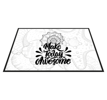 Individual de mesa frase haz que hoy sea increíble - TenVinilo