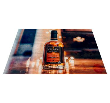 Individual mesa original botella con humo - TenVinilo