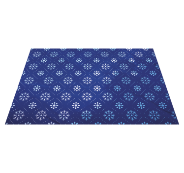 Individuales originales para mesa Flores de diferentes formas - TenVinilo
