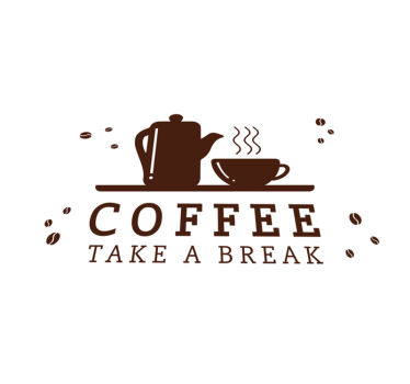 Individual de mesa frase cita para el café - TenVinilo
